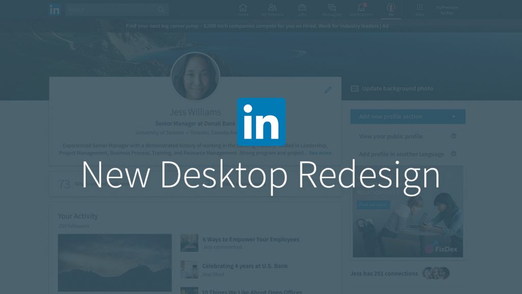 LinkedIn-Redesign